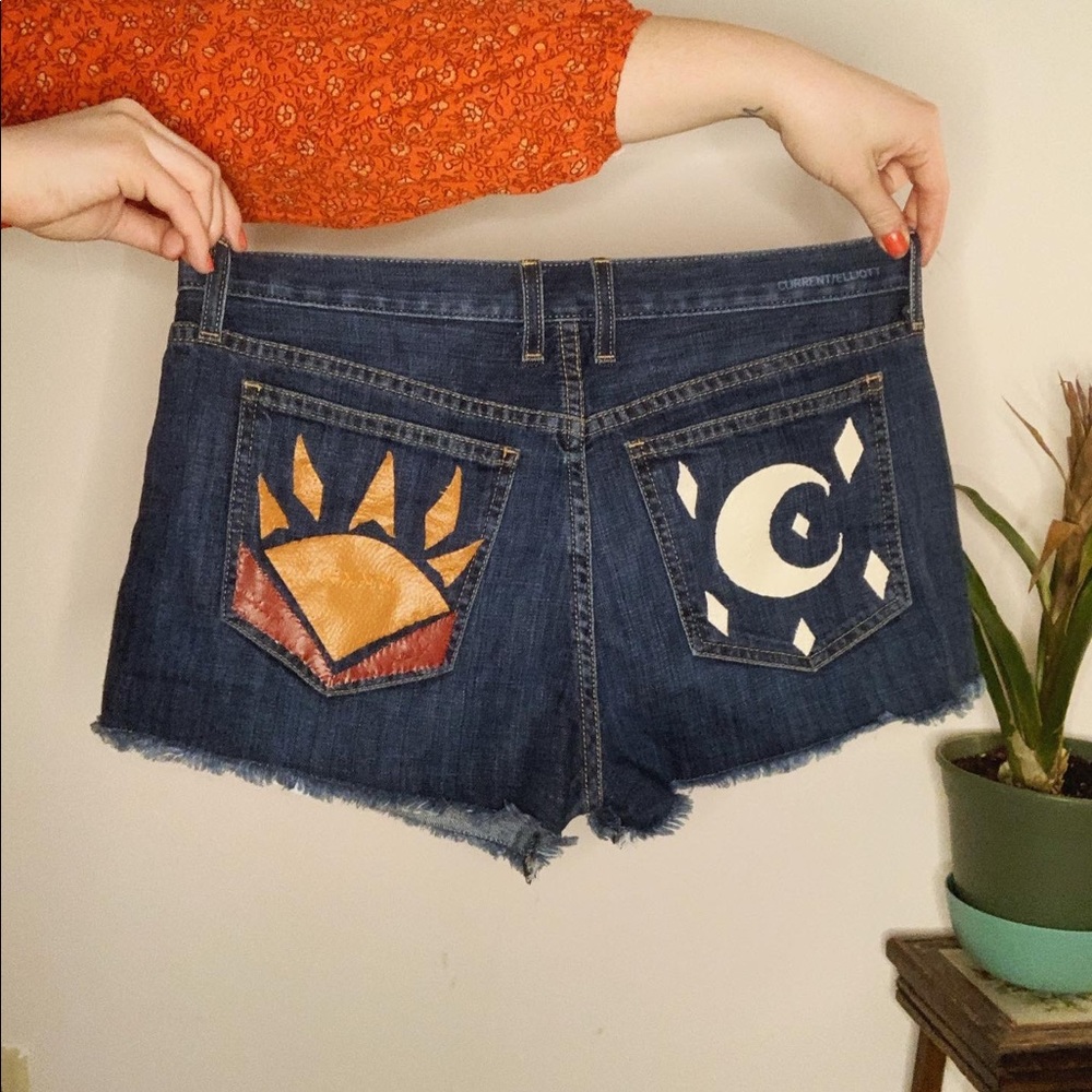 REWORKED Current / Elliott boyfriend shorts